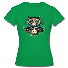 Carregar imagem no visualizador da galeria, Frauen T-Shirt Día de los Muertos - Kelly Green