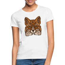 Załaduj obraz do przeglądarki galerii, Frauen T-Shirt - Fuchs - Weiß