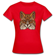 Załaduj obraz do przeglądarki galerii, Frauen T-Shirt - Fuchs - Rot
