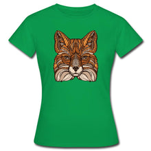 Załaduj obraz do przeglądarki galerii, Frauen T-Shirt - Fuchs - Kelly Green
