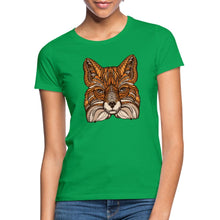 Załaduj obraz do przeglądarki galerii, Frauen T-Shirt - Fuchs - Kelly Green