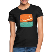 Afbeelding in Gallery-weergave laden, Frauen T-Shirt - Vacation - Schwarz