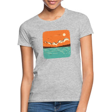 Afbeelding in Gallery-weergave laden, Frauen T-Shirt - Vacation - Grau meliert