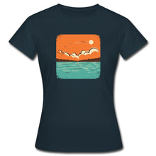 Afbeelding in Gallery-weergave laden, Frauen T-Shirt - Vacation - Navy