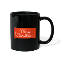 Indlæs billede til gallerivisning Weihnachten - Tasse mit Aufnäher - Schwarz