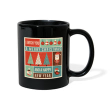 Charger l'image dans la galerie, Tasse - Merry Christmas and Happy New Year - Schwarz