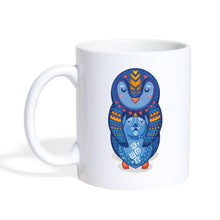 Indlæs billede til gallerivisning Pinguin Tasse - Pinguin Mama und Kind - white