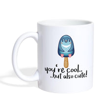 Ladda upp bild till gallerivisning, Pinguin Tasse - You're cool but also cute! - white