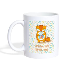 Afbeelding in Gallery-weergave laden, Fuchs Tasse - dream big little one - white
