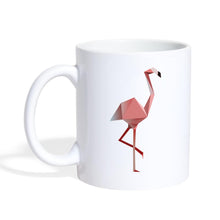 Indlæs billede til gallerivisning Flamingo Tasse - 3D - white