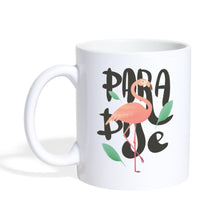 Indlæs billede til gallerivisning Flamingo Tasse - Paradies - white
