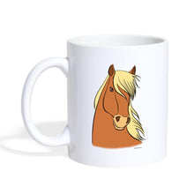 Indlæs billede til gallerivisning Tasse mit Pferdekopf - white