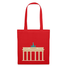 Carregar imagem no visualizador da galeria, Stoffbeutel Berlin mit Brandenburger Tor - Rot