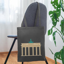 Carregar imagem no visualizador da galeria, Stoffbeutel Berlin mit Brandenburger Tor - Graphite