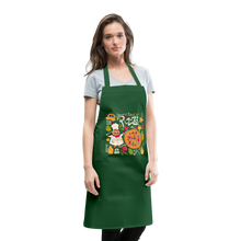 Afbeelding in Gallery-weergave laden, Küchenschürze für Damen - Pizza - Grün
