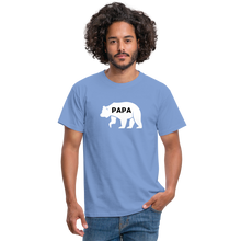 Charger l'image dans la galerie, Männer T-Shirt - Papa Bär - carolina blue
