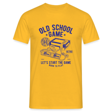Załaduj obraz do przeglądarki galerii, Männer T-Shirt - OLD SCHOOL GAME RETRO - Gelb
