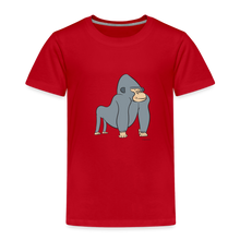 Load image into Gallery viewer, Kinder Premium T-Shirt mit Gorilla - Rot

