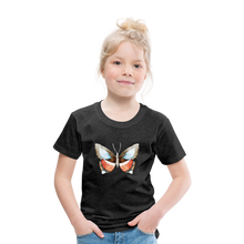 Load image into Gallery viewer, Kinder Premium T-Shirt mit Schmetterling - Anthrazit
