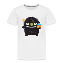 Load image into Gallery viewer, Kinder Premium T-Shirt - Kuchen Monster - Weiß

