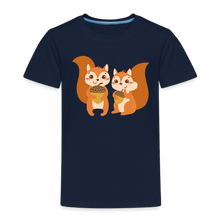 Load image into Gallery viewer, Kinder Premium T-Shirt - Eichhörnchen - Navy
