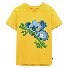 Lataa kuva Galleria-katseluun, Kinder Premium T-Shirt - Koalabär - Sonnengelb
