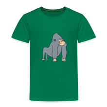 Load image into Gallery viewer, Kinder Premium T-Shirt mit Gorilla - Kelly Green
