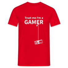 Carica l'immagine nel visualizzatore di Gallery, Männer T-Shirt - Trust me I'm a GAMER - Rot
