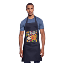 Carica l'immagine nel visualizzatore di Gallery, Küchenschürze für Männer - Pizza - Navy
