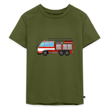 Lataa kuva Galleria-katseluun, Kinder Premium T-Shirt - Feuerwehr - Khaki
