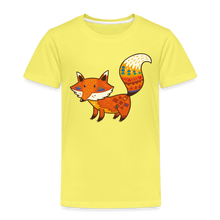 Load image into Gallery viewer, Kinder Premium T-Shirt - Fuchs - Gelb
