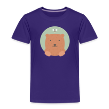 Load image into Gallery viewer, Kinder Premium T-Shirt - Bär und Biene - Lila
