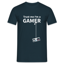 Carica l'immagine nel visualizzatore di Gallery, Männer T-Shirt - Trust me I'm a GAMER - Navy
