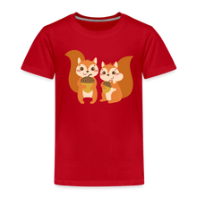 Load image into Gallery viewer, Kinder Premium T-Shirt - Eichhörnchen - Rot
