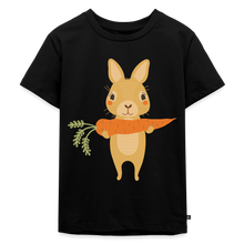 Indlæs billede til gallerivisning Kinder Premium T-Shirt - Hase mit Möhre - Schwarz

