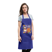 Carica l'immagine nel visualizzatore di Gallery, Küchenschürze für Männer - Pizza - Royalblau
