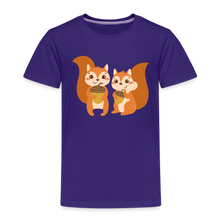 Load image into Gallery viewer, Kinder Premium T-Shirt - Eichhörnchen - Lila
