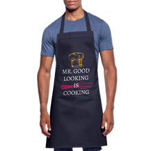 Indlæs billede til gallerivisning Kochschürze - Mr. Good Looking is Cooking - Navy
