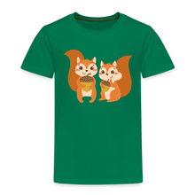 Load image into Gallery viewer, Kinder Premium T-Shirt - Eichhörnchen - Kelly Green

