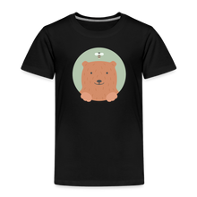 Load image into Gallery viewer, Kinder Premium T-Shirt - Bär und Biene - Schwarz
