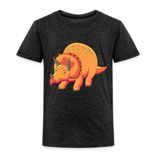 Load image into Gallery viewer, Kinder Premium T-Shirt - Dino Triceratops - Anthrazit
