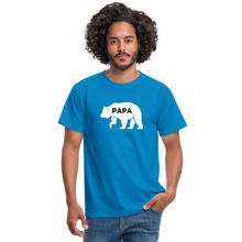 Charger l'image dans la galerie, Männer T-Shirt - Papa Bär - Royalblau
