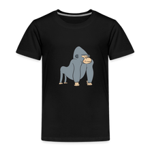 Load image into Gallery viewer, Kinder Premium T-Shirt mit Gorilla - Schwarz
