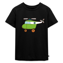 Afbeelding in Gallery-weergave laden, Kinder Premium T-Shirt - Hubschrauber - Schwarz
