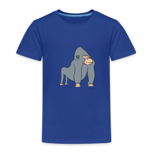 Load image into Gallery viewer, Kinder Premium T-Shirt mit Gorilla - Königsblau
