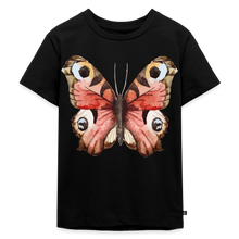 Lataa kuva Galleria-katseluun, Kinder Premium T-Shirt - Schmetterling - Schwarz

