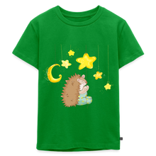 Ladda upp bild till gallerivisning, Kinder Premium T-Shirt - Igel mit Sternen - Grün

