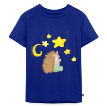 Ladda upp bild till gallerivisning, Kinder Premium T-Shirt - Igel mit Sternen - Royalblau
