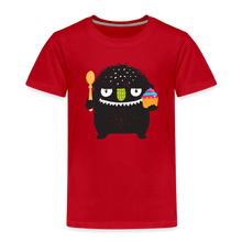 Load image into Gallery viewer, Kinder Premium T-Shirt - Kuchen Monster - Rot
