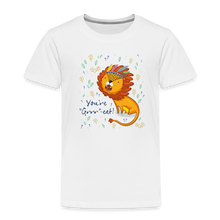 Load image into Gallery viewer, Kinder Premium T-Shirt - Du bist großartig! - Weiß
